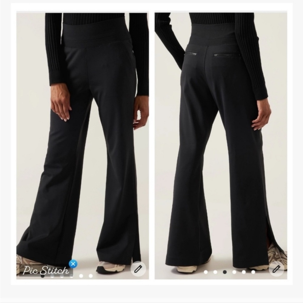Athleta Black Flare Pants